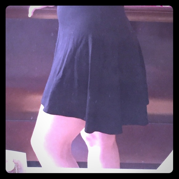 High -low / high waisted A line mini Skirt