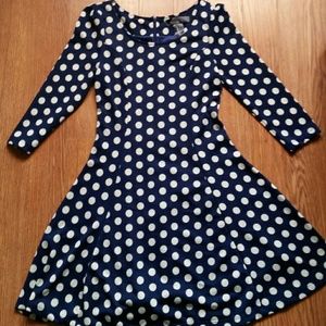 *Host Pick* Lapis Polka Dot Dress