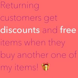 RETURNING CUSTOMERS!