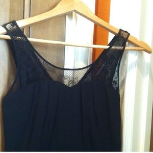 Express lace black dress