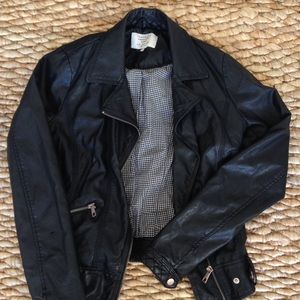 Zara Black Leather Jacket