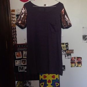Sparkle sleeve tee NWOT