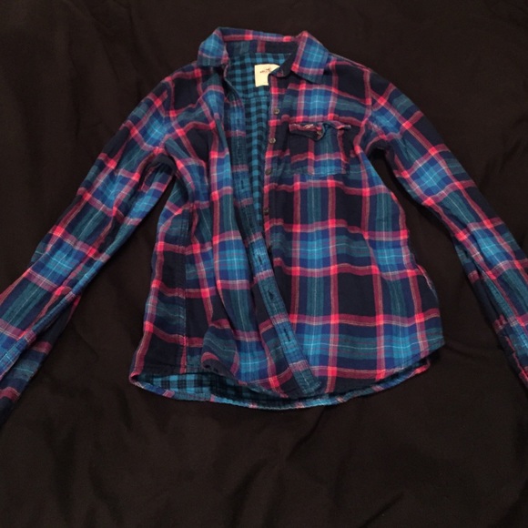 Plaid hollister flannel