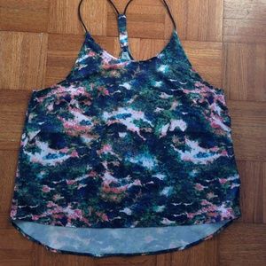 Silky racer back cami