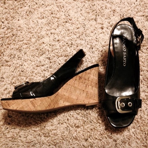 Franco Sarto open-toed wedge