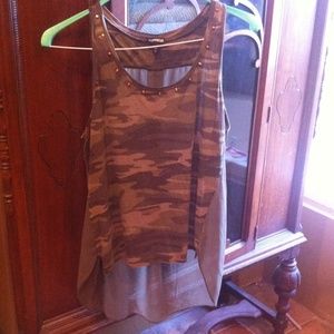 Camo tank top