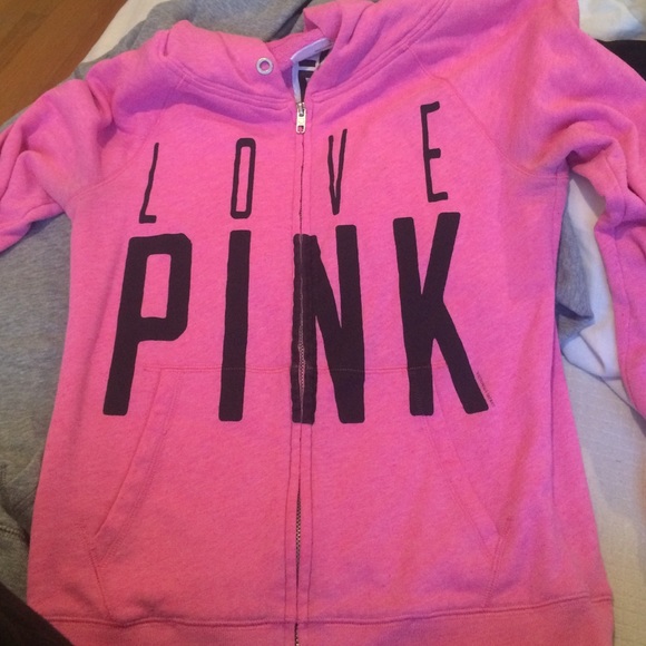 Pink Victoria secret zip up