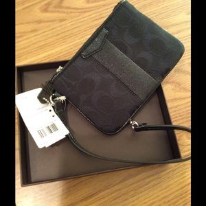 COACH BLACK WRISTLET BNWT AVAIL FOR SALE!!