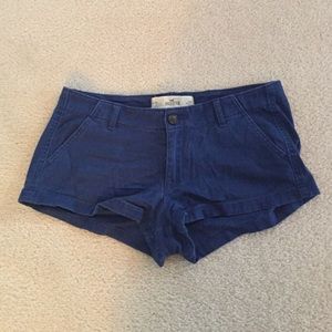 Hollister Navy Blue Shorts