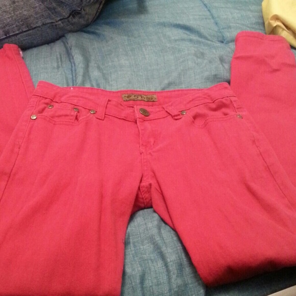 Pink Skinny Jeans - Picture 1 of 1