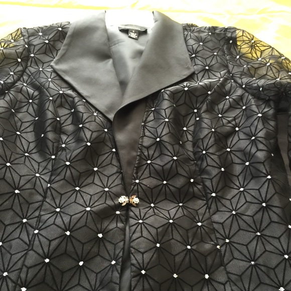 Evening jacket  with rhinestone