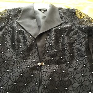 Evening jacket  with rhinestone