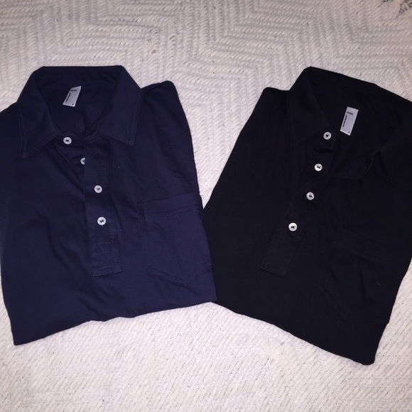 Bundle of 2 AA Unisex Fine Jersey Polos