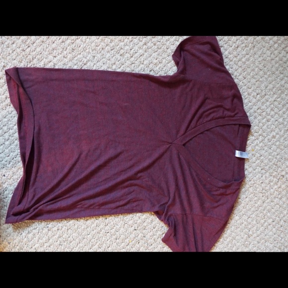 American Apparel Maroon T-shirt