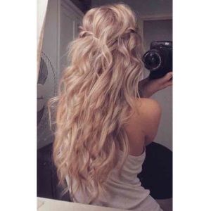 Ash Blonde 100% Human Hair Extensions