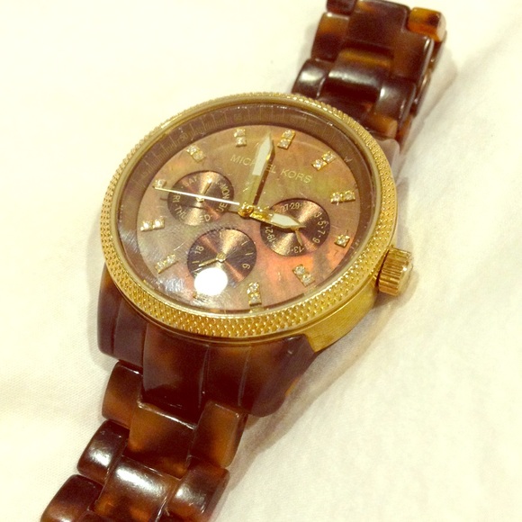 Michael Kors Tortoise band watch