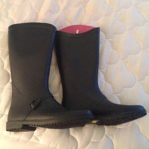 Black Rain Boots