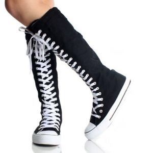 *SOLD* CONVERSE ALL STARS XX-HI KNEE HIGH SNEAKERS