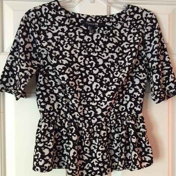 F21: Small Cheetah Print Blouse
