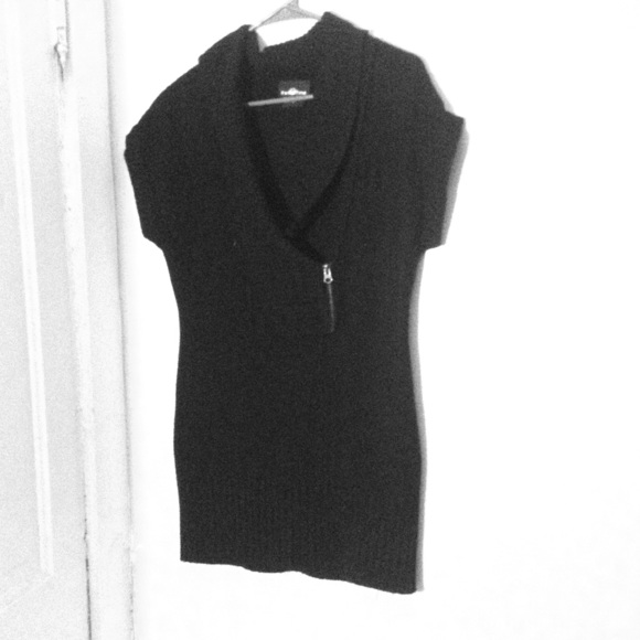 Cute sweater dress.