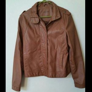 Aeropostale XL Distressed Faux Leather jacket