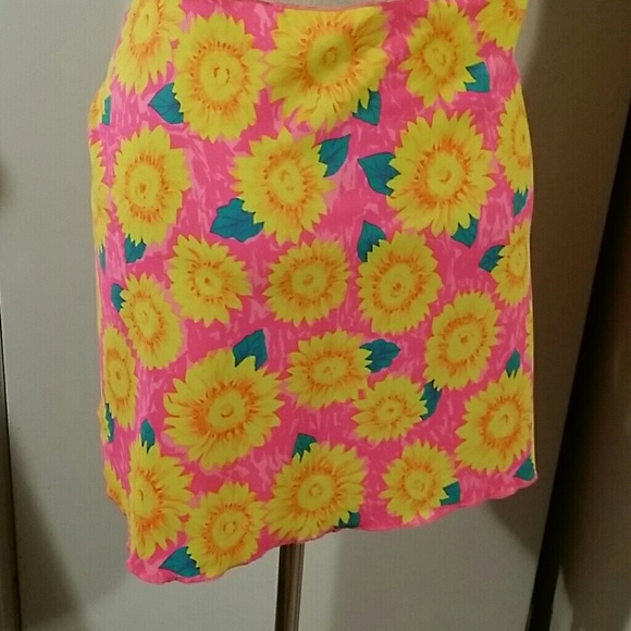 Carabella Swim Wrap & Cami Set Sunflower Pink OS - Picture 2 of 8