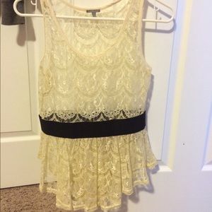 Lace tank