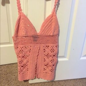 Crocheted tank