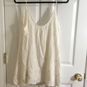 Flowy soft white dress