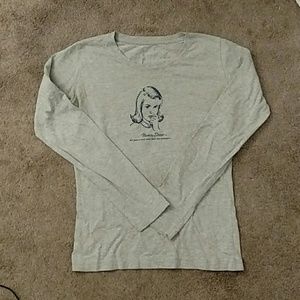 Grey Long Sleeve Nancy Drew Shirt