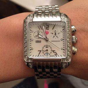 Michele diamond watch