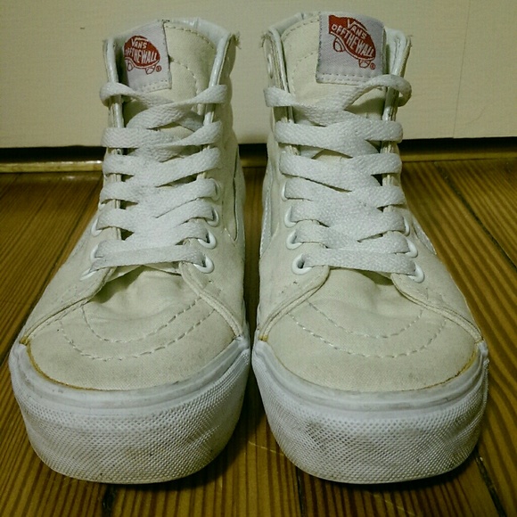White High Tops Vans