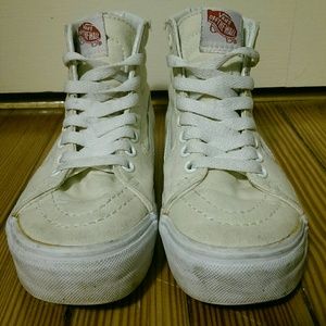White High Tops Vans