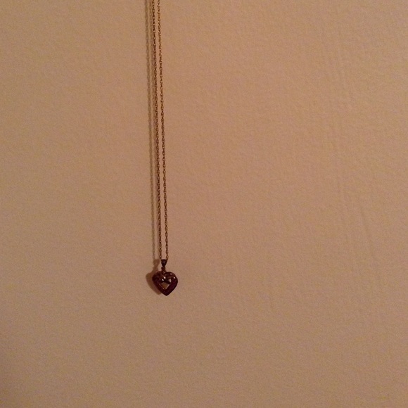 REAL GOLD AND RUBY NECKLACE - Picture 1 of 4