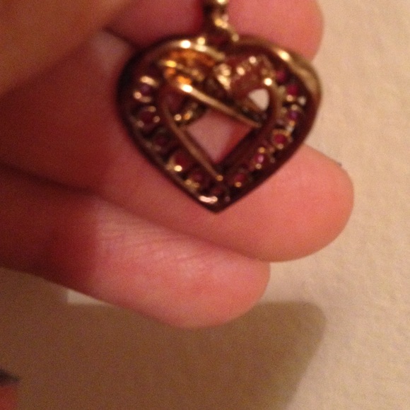 REAL GOLD AND RUBY NECKLACE - Picture 3 of 4