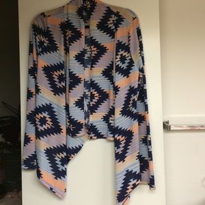 Tribal flowey cardigan