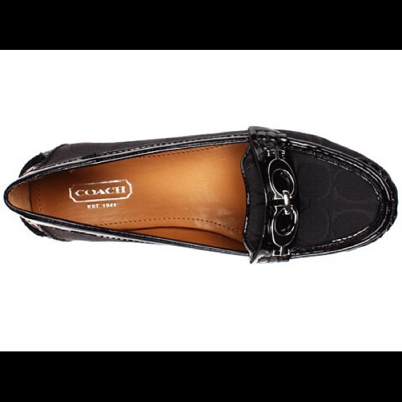 Black Coach loafers