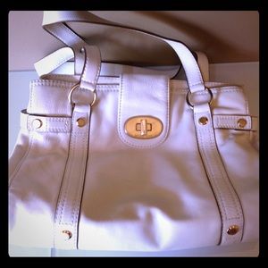White off-white cream ivory Michael Kors Purse
