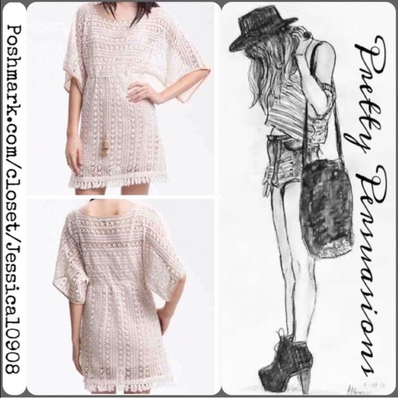 SALE‼️Sanctuary Designer Boho Crochet Fringe Tunic - Picture 2 of 4