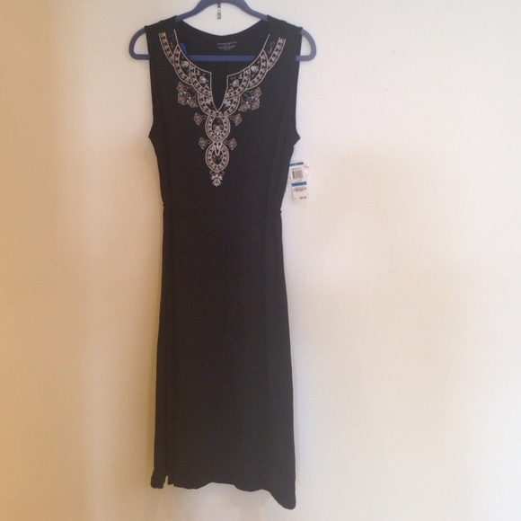 Women's 100% cotton sleeves knee length dress. - Picture 2 of 3