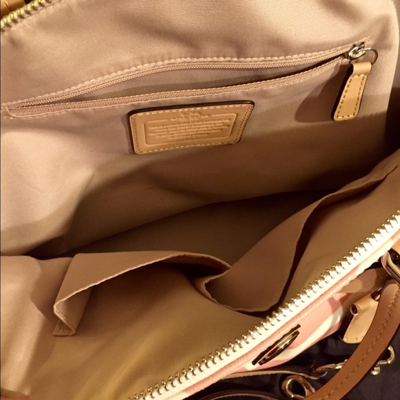 Coach Pink Zebra Tulie Satchel/Handbag - Picture 3 of 3