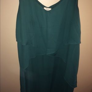 Emerald green dress