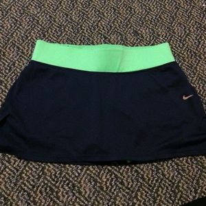 Nike Dri-Fit navy skirt with compression short
