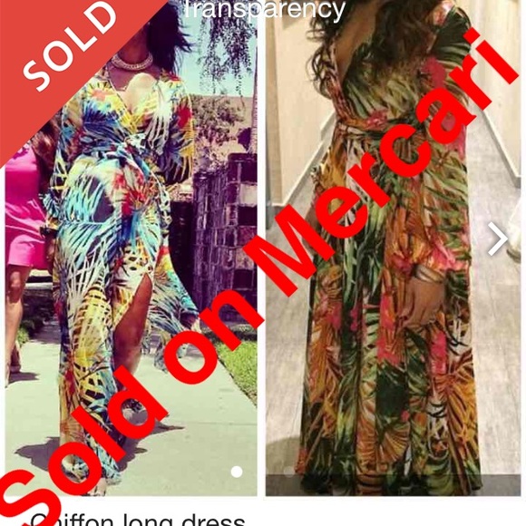 ❗️SOLD❗️Maxi Chiffon dress