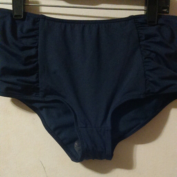 high waisted hollister swim bottoms
