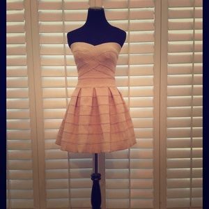 L'atiste by Amy: Bandage Fit and Flare Mini Dress