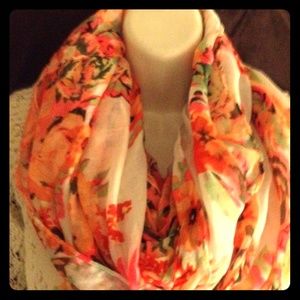 Floral Infinity Scarf