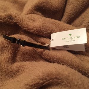 Kate Spade Black "Take a Bow" Bangle