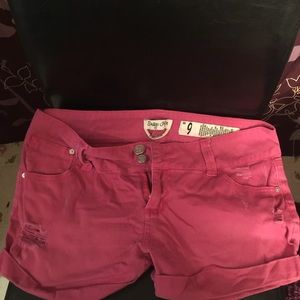 Pink shorts