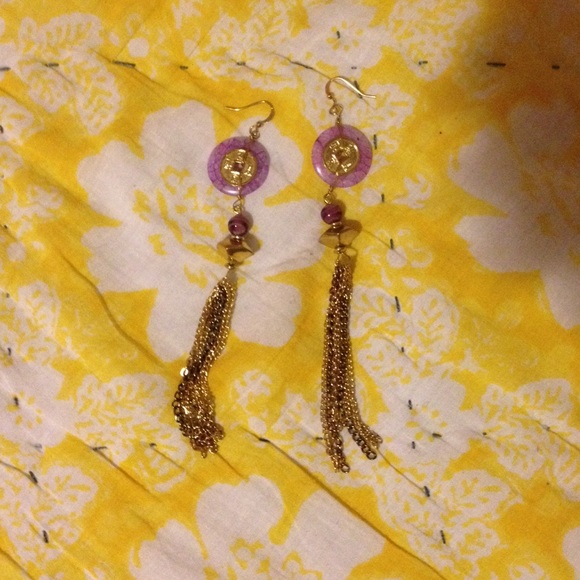 Purple Earrings - Picture 1 of 1